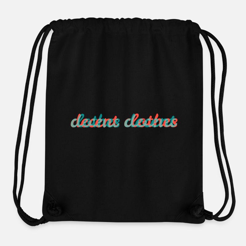 decent clothes - Stanley/Stella Recycled Gym Bag - black