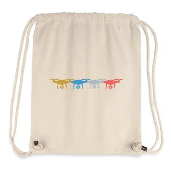 Drone Vintage Drones Retro - Stanley/Stella Recycled Gym Bag - natural - Front