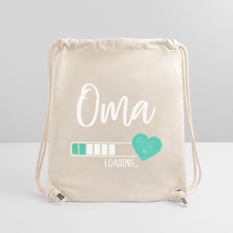 Oma Loading Herz Enkel Junge Werdende Großmutter Stanley/Stella recycelter Gym Bag