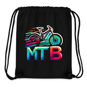 Vibrant MTB Bike Splash - Stanley/Stella Recycled Gym Bag - black - Front