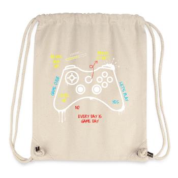 Gamer Controller Graffiti - Stanley/Stella recycelter Gym Bag - Naturweiß - Vorne