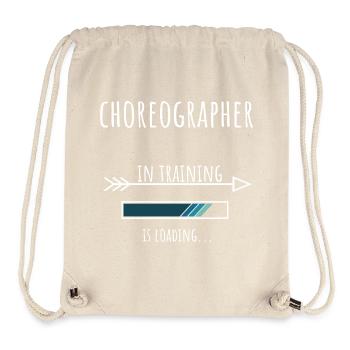 Cadeau Profession Formation Chorégraphe - Sac à cordon recyclé Stanley/Stella - blanc naturel - Devant