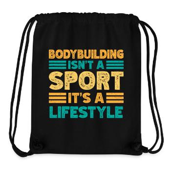 Fitness Motivation Bodybuilder Isn ́t A Sport - Stanley/Stella Recycled Gym Bag - black - Front
