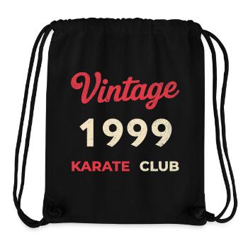 Année de naissance du Karate Club Rétro - Sac à cordon recyclé Stanley/Stella - noir - Devant