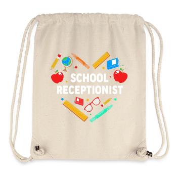 Receptionist Receptionist School - Stanley/Stella Recycled Gym Bag - natural - Front