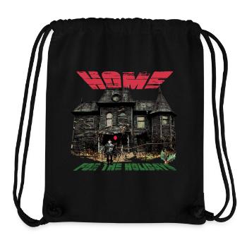 ÇA – Maison Hantée Pour Les Fêtes - Sac à cordon recyclé Stanley/Stella - noir - Devant