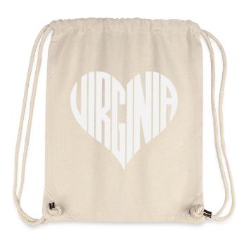 Virginia Herz Design - Stanley/Stella recycelter Gym Bag - Naturweiß - Vorne