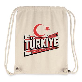 Turkey - Stanley/Stella recycelter Gym Bag - Naturweiß - Vorne