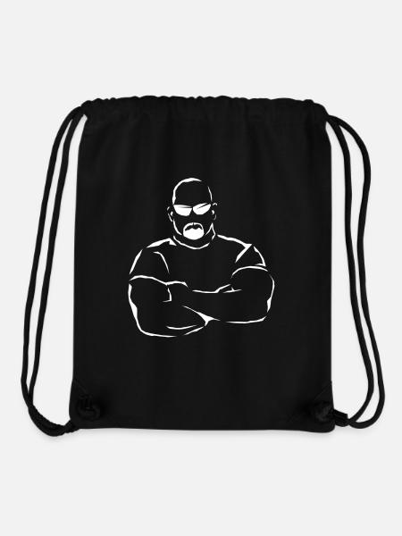 Da Bouncer - White - Stanley/Stella Recycled Gym Bag - black