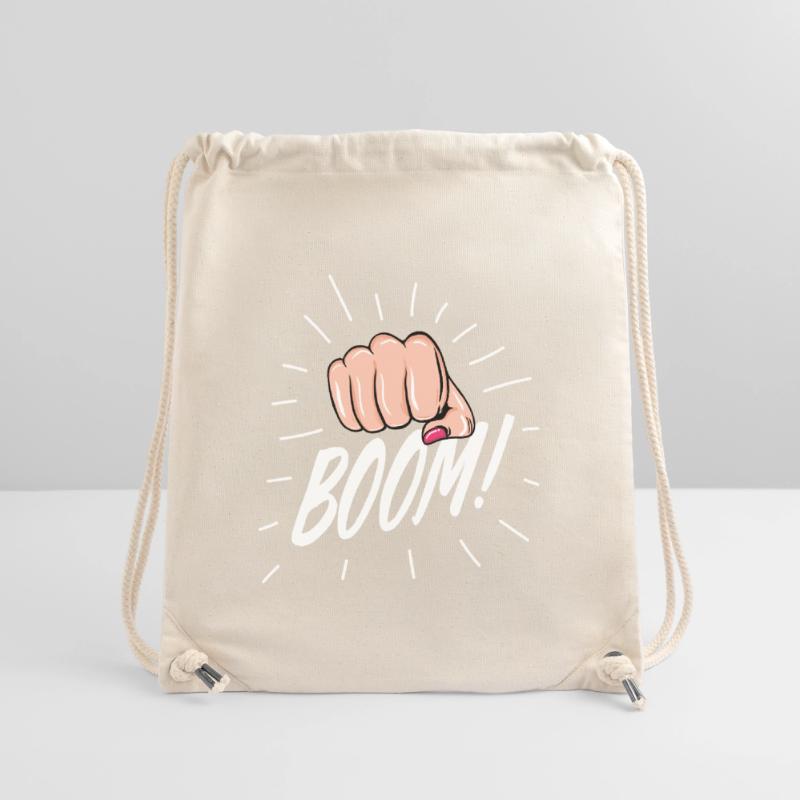 Strip Pop mit weiblicher Faust Stanley/Stella recycelter Gym Bag