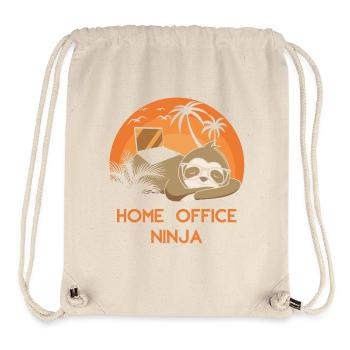 Bureau à domicile Ninja - Sac à cordon recyclé Stanley/Stella - blanc naturel - Devant