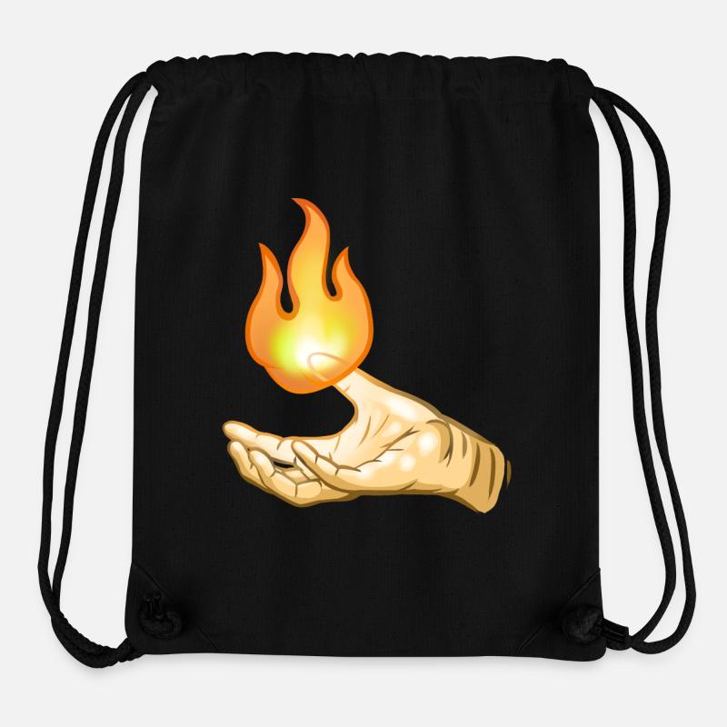Flame - Stanley/Stella Recycled Gym Bag - black