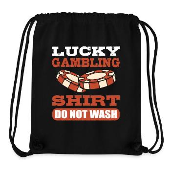 Blackjack Black Jack Casino Glücksspiel - Stanley/Stella recycelter Gym Bag - Schwarz - Vorne