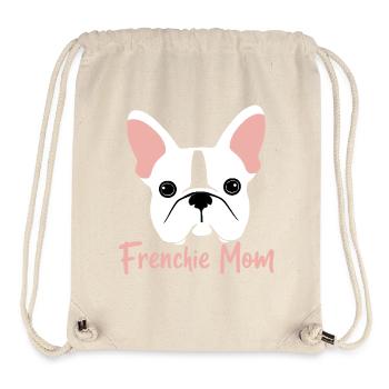 Frenchie Mom - Stanley/Stella recycelter Gym Bag - Naturweiß - Vorne