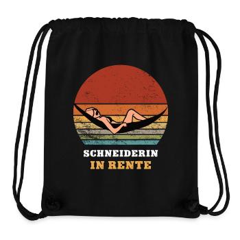 Schneiderin Rente Ruhestand Rentnerin Maßschneider - Stanley/Stella recycelter Gym Bag - Schwarz - Vorne
