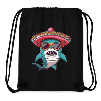 Hai Comic Lustig Sombrero - Stanley/Stella recycelter Gym Bag - Schwarz - Vorne