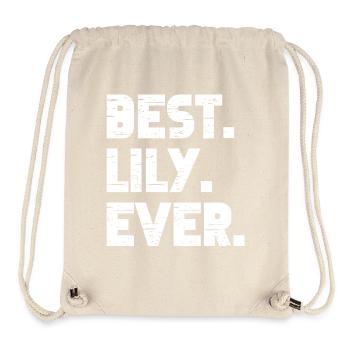 Best Lily Ever Retro Gift Saying Birthday - Stanley/Stella Recycled Gym Bag - natural - Front