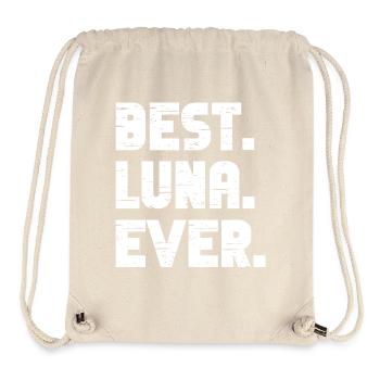 Best Luna Ever Retro Gift Saying Birthday - Stanley/Stella Recycled Gym Bag - natural - Front