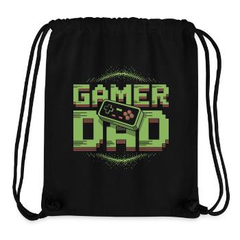 Gamer Dad Pixel Art Design - Stanley/Stella recycelter Gym Bag - Schwarz - Vorne