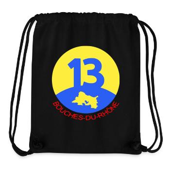 13 Bouches-du-Rhône - Stanley/Stella Recycled Gym Bag - black - Front