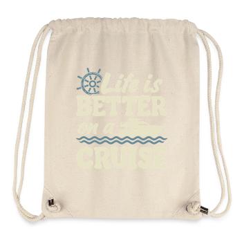 Cruise Ship Summer Vacation Trip - Stanley/Stella Recycled Gym Bag - natural - Front