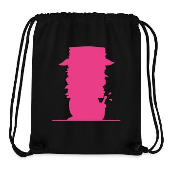 Snail Stack of Books Flat Icon - Stanley/Stella Recycled Gym Bag - black - Front
