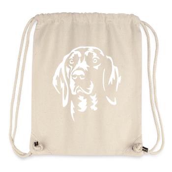 Alpine Dachshracken Head "Black Edition" - Stanley/Stella Recycled Gym Bag - natural - Front