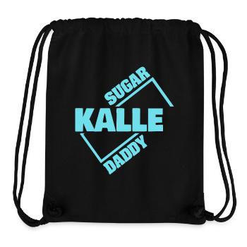 Sugar Kalle Daddy Logo - Sac à cordon recyclé Stanley/Stella - noir - Devant