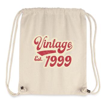 Jahrgang Est 1999 - Stanley/Stella recycelter Gym Bag - Naturweiß - Vorne