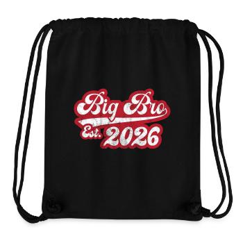 Big Bro Est 2026 - Stanley/Stella Recycled Gym Bag - black - Front
