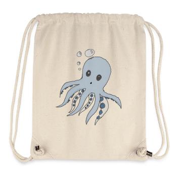 Octopus - dessin de poulpe - Sac à cordon recyclé Stanley/Stella - blanc naturel - Devant