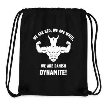 We Are Danish Dynamite! (Dänemark / Wikinger) - Stanley/Stella recycelter Gym Bag - Schwarz - Vorne