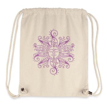 Sun Mehndi Ambiances d’été - Sac à cordon recyclé Stanley/Stella - blanc naturel - Devant