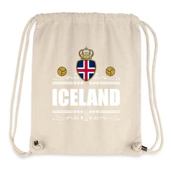 ISLANDE - Sac à cordon recyclé Stanley/Stella - blanc naturel - Devant
