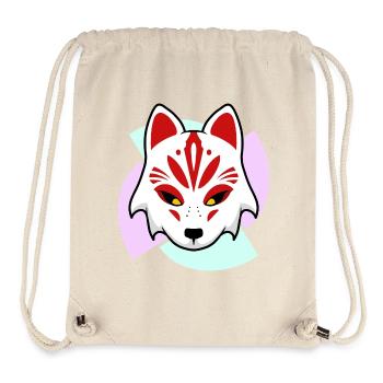 Kitsune Maske - Stanley/Stella recycelter Gym Bag - Naturweiß - Vorne