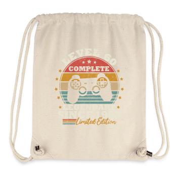 Level 60 freigeschaltet - Stanley/Stella recycelter Gym Bag - Naturweiß - Vorne