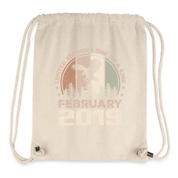 Incomparable since February 2019, 5th Anniversary - Stanley/Stella Recycled Gym Bag - natural - Front