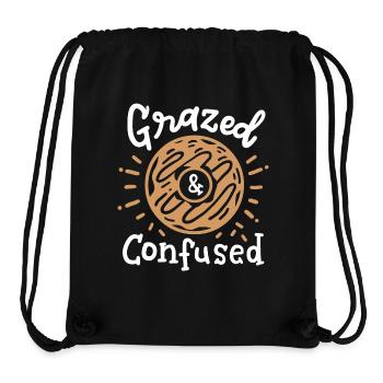 Donuts Donut-Liebhaber - Stanley/Stella recycelter Gym Bag - Schwarz - Vorne