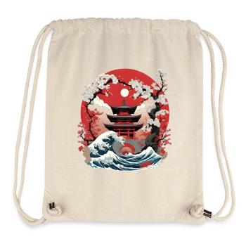 Japanisches Torii - Stanley/Stella recycelter Gym Bag - Naturweiß - Vorne