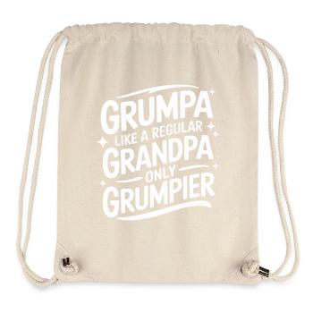 Papy Grand-père Famille Fête des pères - Sac à cordon recyclé Stanley/Stella - blanc naturel - Devant