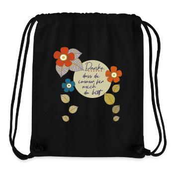Thank you for always being there for me - Stanley/Stella Recycled Gym Bag - black - Front