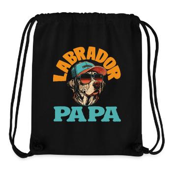 Labrador Tricks - Stanley/Stella Recycled Gym Bag - black - Front