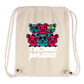 Techno Mausis - Stanley/Stella recycelter Gym Bag - Naturweiß - Vorne