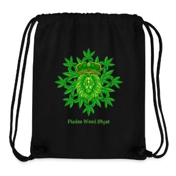 Pisdez Weed Blyat - Stanley/Stella recycelter Gym Bag - Schwarz - Vorne