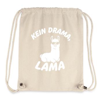 No drama Lama - Stanley/Stella Recycled Gym Bag - natural - Front