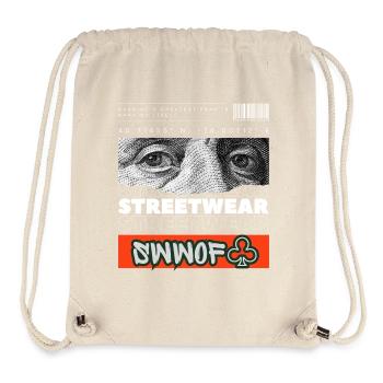 Humanity Trauma Streetwear Collage - Stanley/Stella Recycled Gym Bag - natural - Front