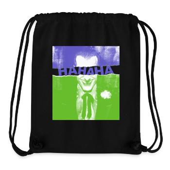 Batman Chevalier Noir Le Joker Design Hahaha - Sac à cordon recyclé Stanley/Stella - noir - Devant