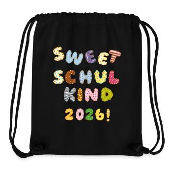 Sweet Schulkind 2026  - Stanley/Stella recycelter Gym Bag - Schwarz - Vorne