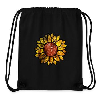 Cosmic Sunflower - Stanley/Stella Recycled Gym Bag - black - Front