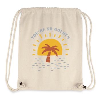 You're so golden - sun desert graphic - Stanley/Stella Recycled Gym Bag - natural - Front